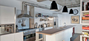 23 Inspirasi Desain Dapur Rumah Industrial Yang Cantik Dan Menarik